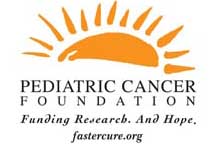 official logo of pediatric cancer foundation