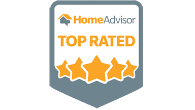 image of accolade given to top rated companies on homeadvisor for 2023
