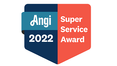 graphic image for the angi's list 2022 super service award
